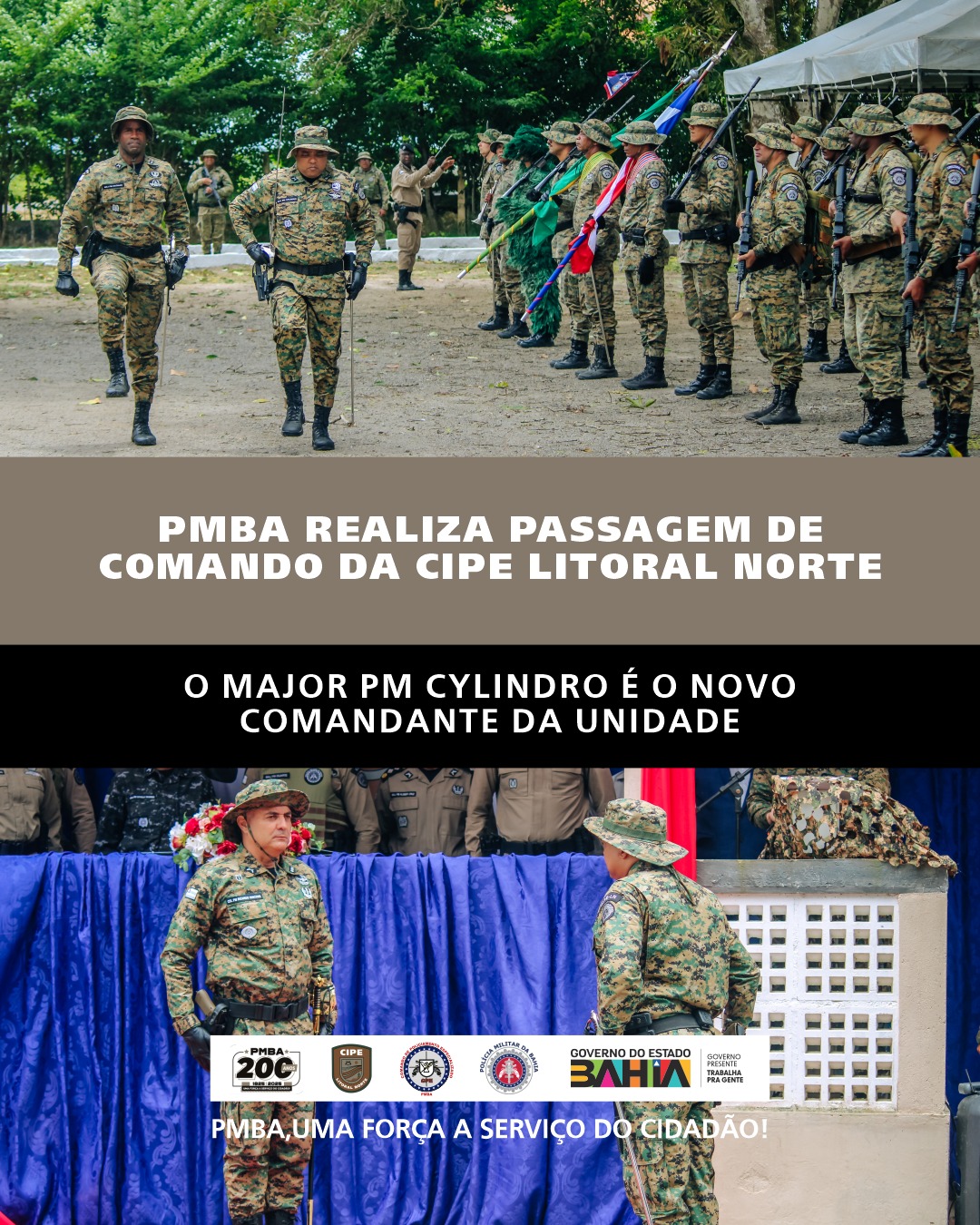 PASSAGEM DE COMANDO DA CIPE LITORAL NORTE